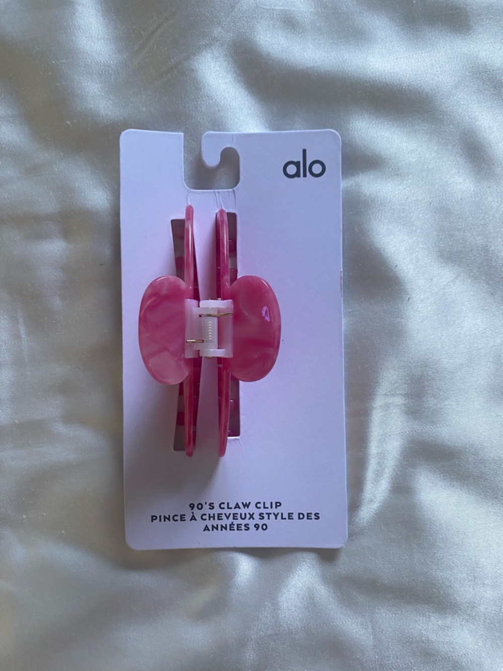 ALO Yoga Pink 90s Style Claw Hair Clip